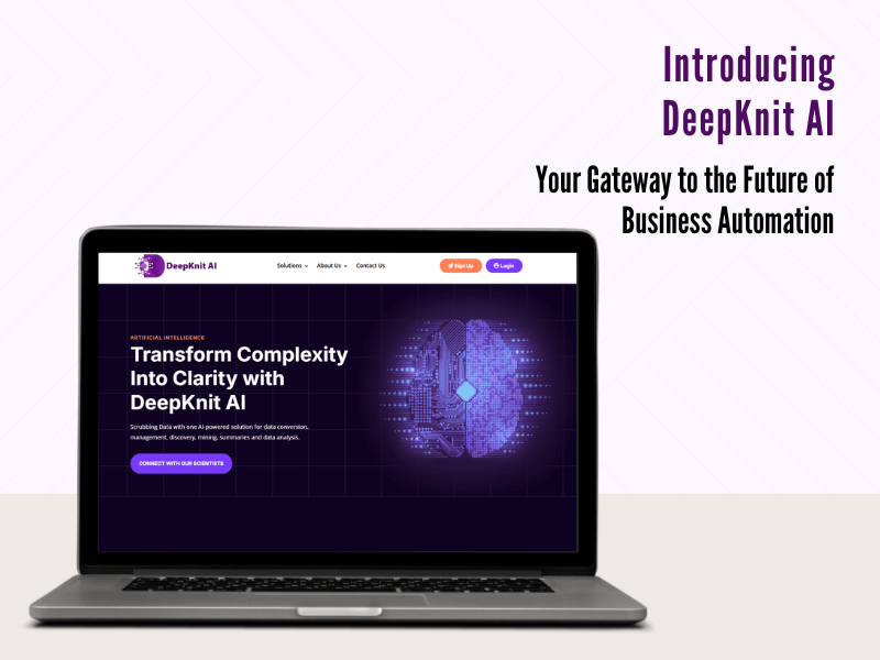 Say Hello to DeepKnit AI — A Game Changer in Smart AI Solutions!